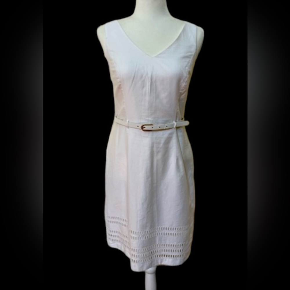 Tommy Hilfiger NEW Women's Sleeveless White Dress Size 2 - Picture 9 of 16